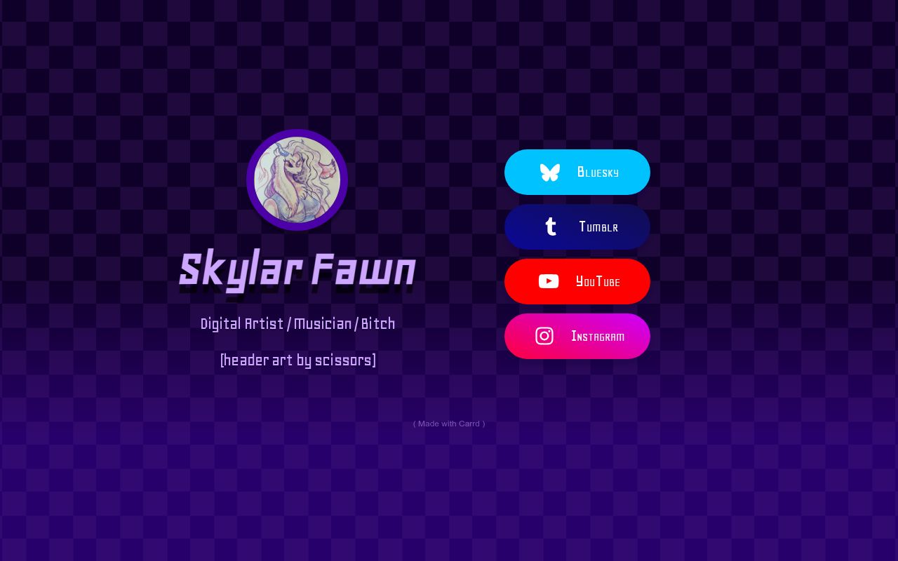 Skylar Fawn - Carrd